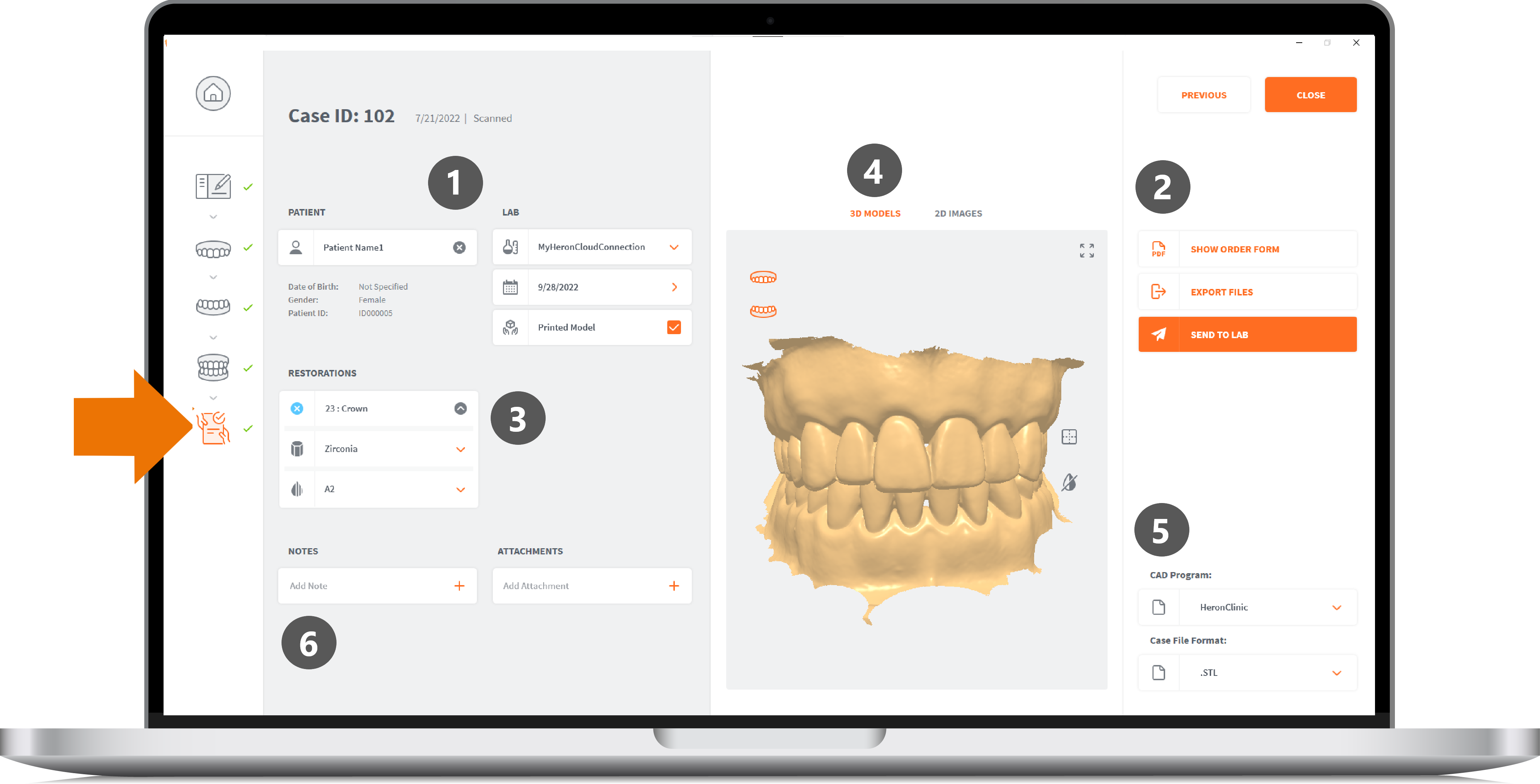 Case Review page